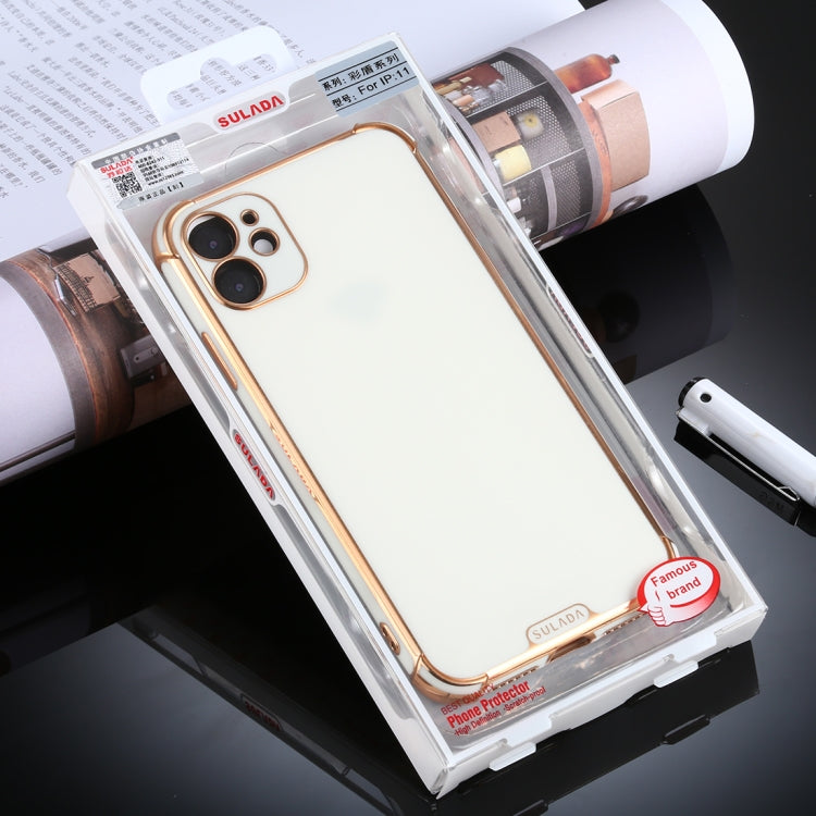 For iPhone 11 SULADA Colorful Shield Series TPU + Plating Edge Protective Case