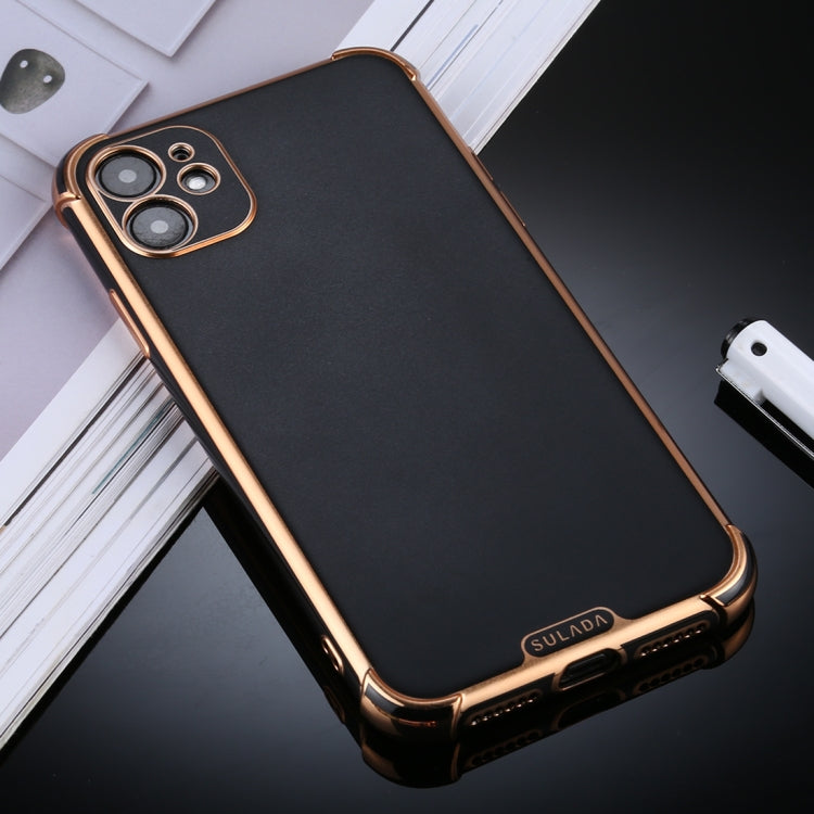 For iPhone 11 SULADA Colorful Shield Series TPU + Plating Edge Protective Case