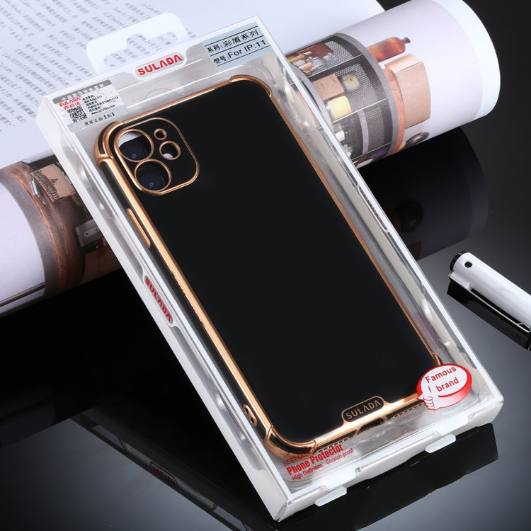 For iPhone 11 SULADA Colorful Shield Series TPU + Plating Edge Protective Case