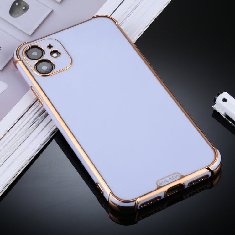 For iPhone 11 SULADA Colorful Shield Series TPU + Plating Edge Protective Case