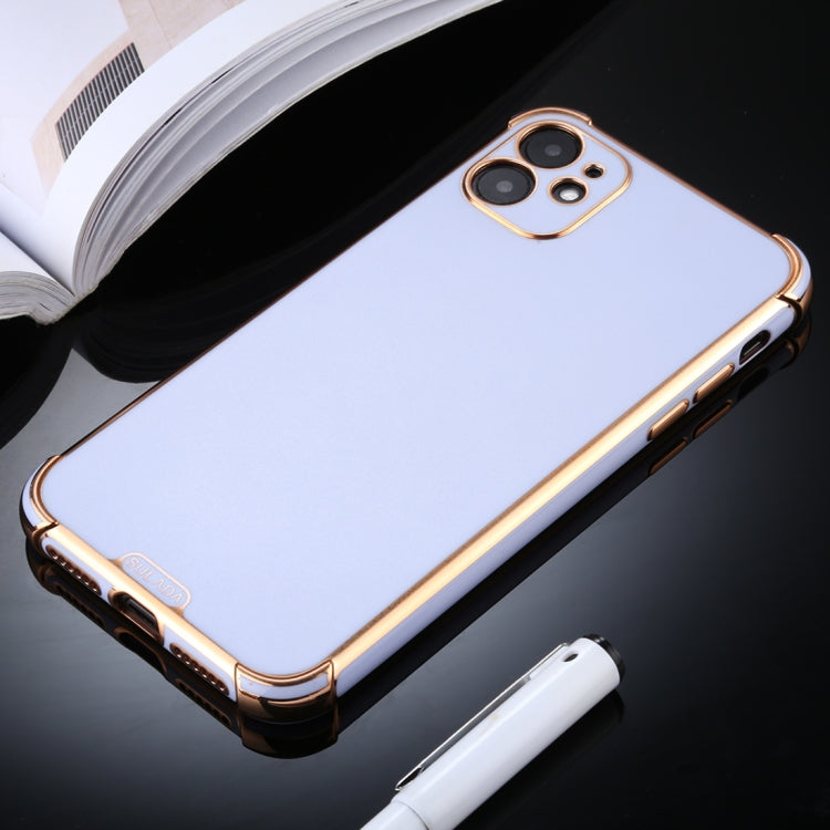 For iPhone 11 SULADA Colorful Shield Series TPU + Plating Edge Protective Case