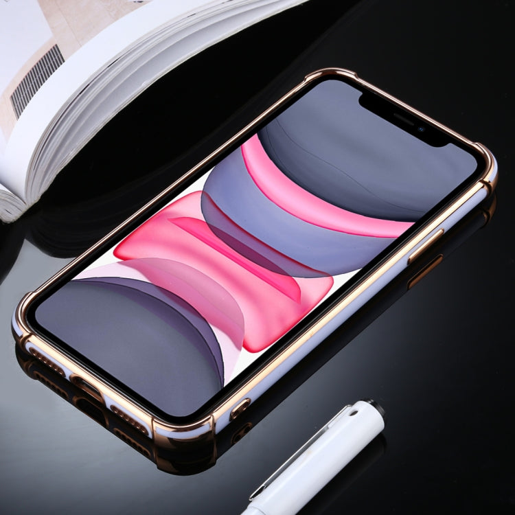 For iPhone 11 SULADA Colorful Shield Series TPU + Plating Edge Protective Case