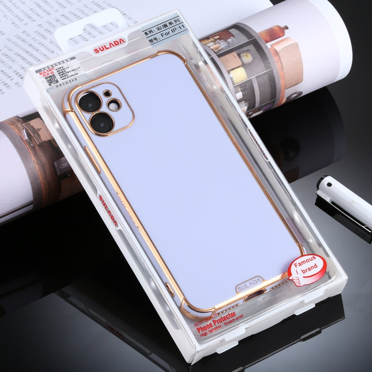 For iPhone 11 SULADA Colorful Shield Series TPU + Plating Edge Protective Case