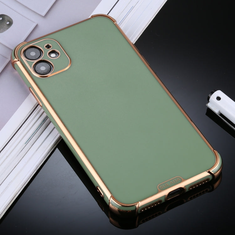 For iPhone 11 SULADA Colorful Shield Series TPU + Plating Edge Protective Case