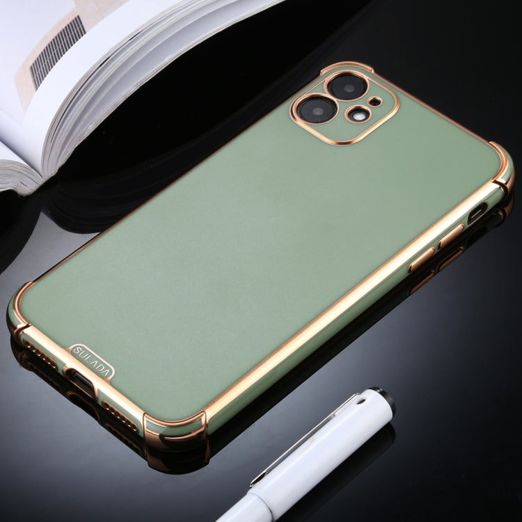 For iPhone 11 SULADA Colorful Shield Series TPU + Plating Edge Protective Case