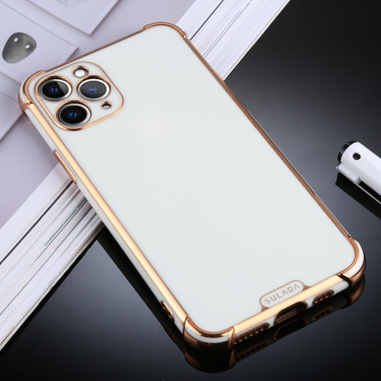 For iPhone 11 Pro SULADA Colorful Shield Series TPU + Plating Edge Protective Case