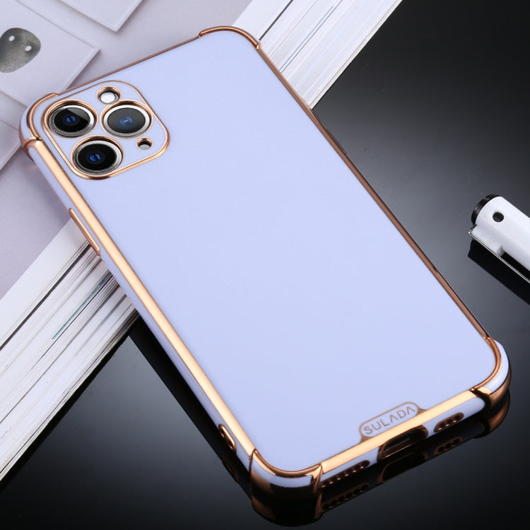 For iPhone 11 Pro SULADA Colorful Shield Series TPU + Plating Edge Protective Case