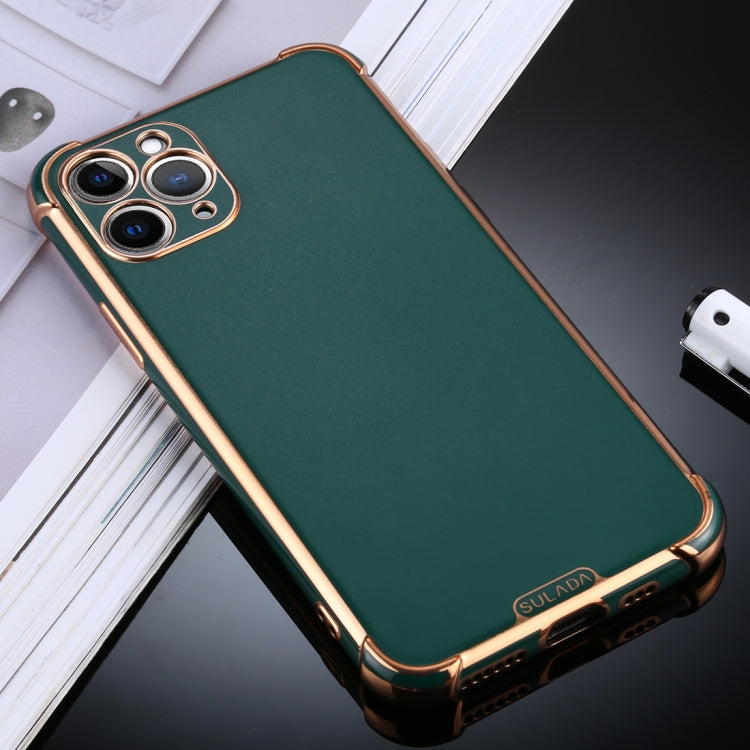 For iPhone 11 Pro SULADA Colorful Shield Series TPU + Plating Edge Protective Case