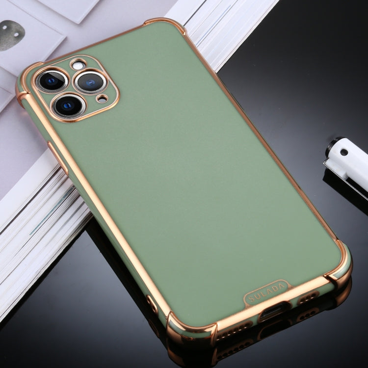 For iPhone 11 Pro SULADA Colorful Shield Series TPU + Plating Edge Protective Case