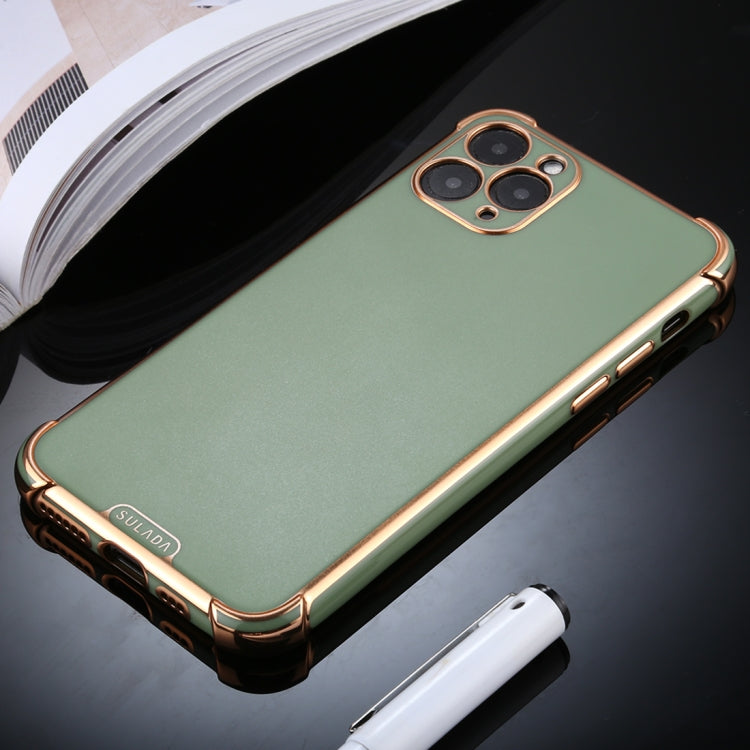 For iPhone 11 Pro SULADA Colorful Shield Series TPU + Plating Edge Protective Case