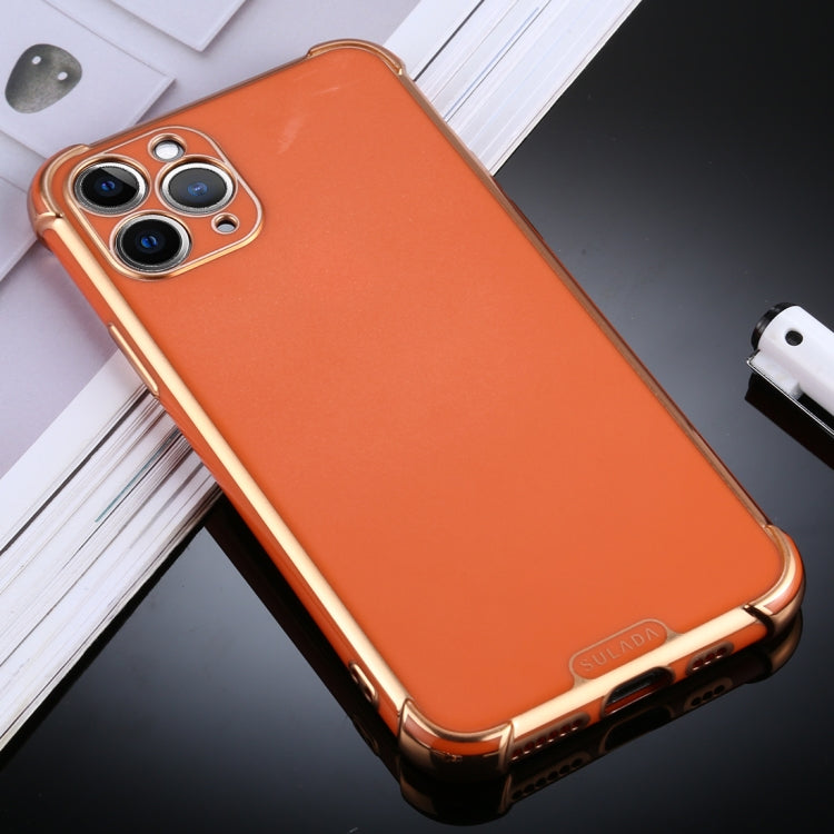 For iPhone 11 Pro Max SULADA Colorful Shield Series TPU + Plating Edge Protective Case