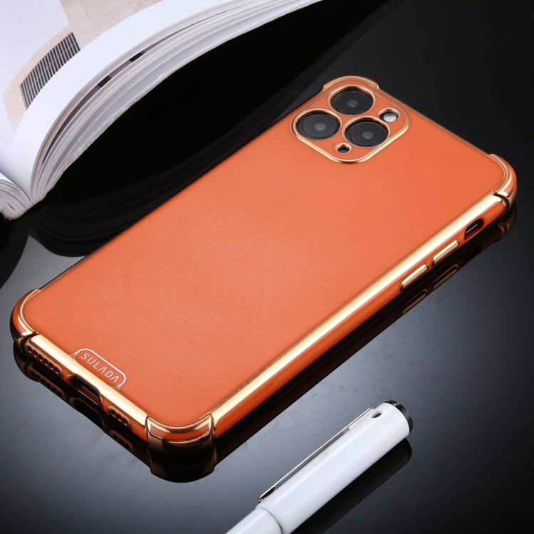 For iPhone 11 Pro Max SULADA Colorful Shield Series TPU + Plating Edge Protective Case