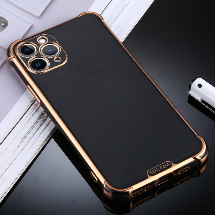 For iPhone 11 Pro Max SULADA Colorful Shield Series TPU + Plating Edge Protective Case