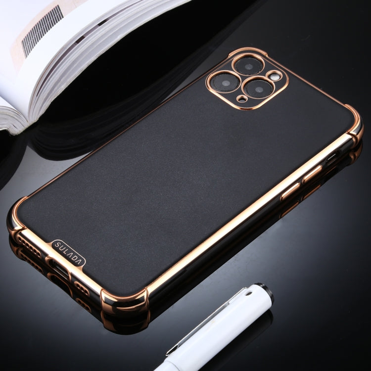 For iPhone 11 Pro Max SULADA Colorful Shield Series TPU + Plating Edge Protective Case