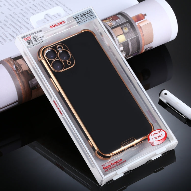 For iPhone 11 Pro Max SULADA Colorful Shield Series TPU + Plating Edge Protective Case