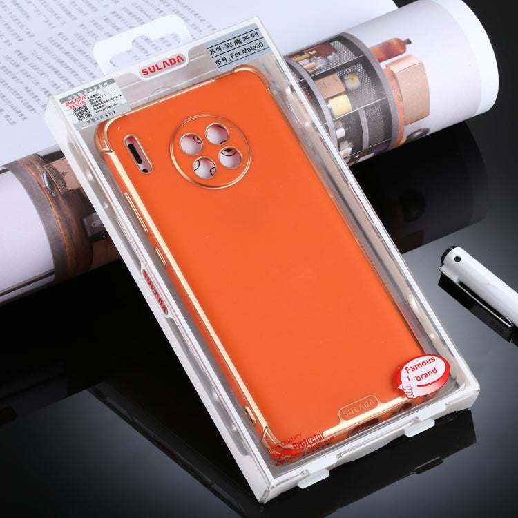 For Huawei Mate 30 SULADA Colorful Shield Series TPU + Plating Edge Protective Case