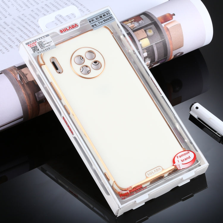 For Huawei Mate 30 SULADA Colorful Shield Series TPU + Plating Edge Protective Case