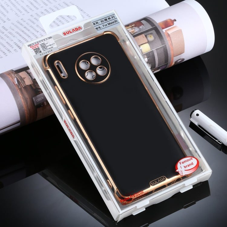 For Huawei Mate 30 SULADA Colorful Shield Series TPU + Plating Edge Protective Case