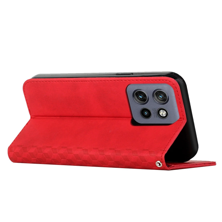 For Motorola Edge 50 Neo Diamond Splicing Skin Feel Magnetic Leather Phone Case