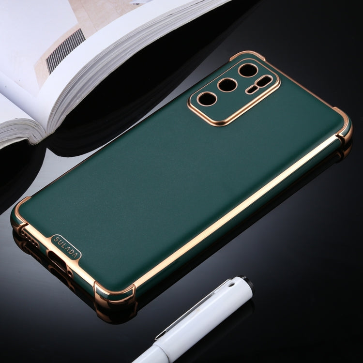 For Huawei P40 SULADA Colorful Shield Series TPU + Plating Edge Protective Case