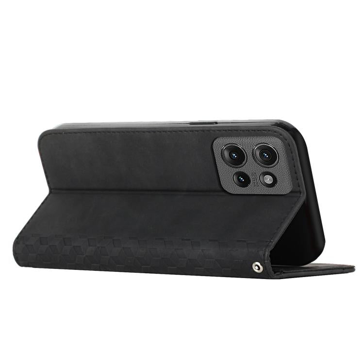 For Motorola Moto G 5G 2025 Diamond Splicing Skin Feel Magnetic Leather Phone Case