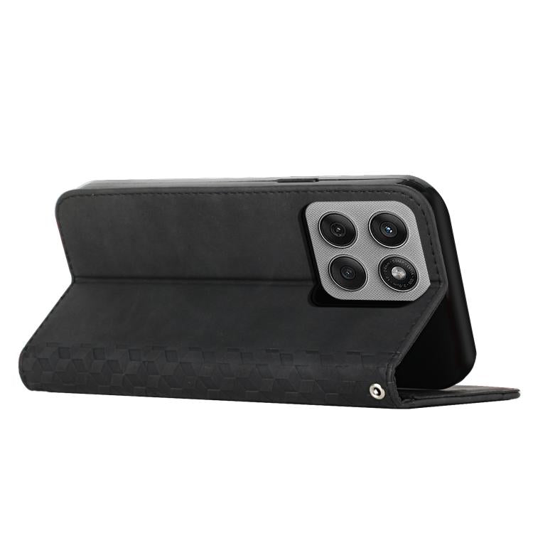 For Motorola Edge 60 Pro Diamond Splicing Skin Feel Magnetic Leather Phone Case