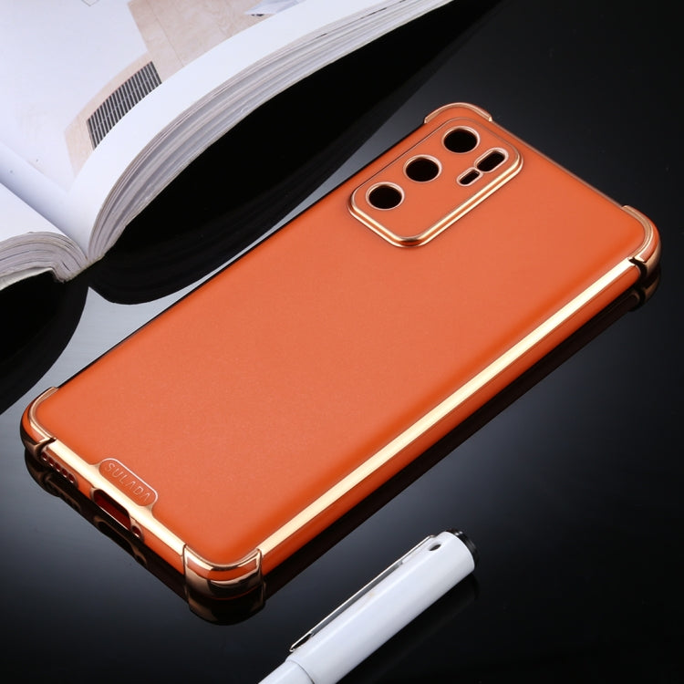 For Huawei P40 Pro SULADA Colorful Shield Series TPU + Plating Edge Protective Case