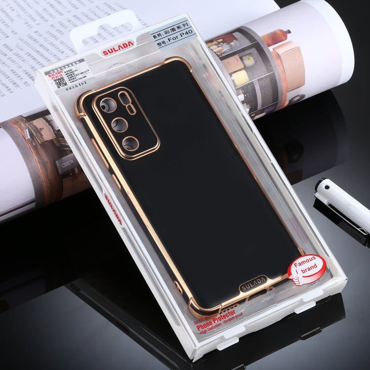 For Huawei P40 Pro SULADA Colorful Shield Series TPU + Plating Edge Protective Case