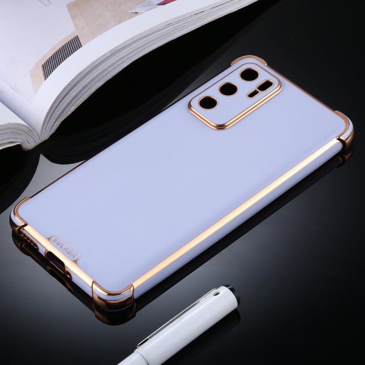 For Huawei P40 Pro SULADA Colorful Shield Series TPU + Plating Edge Protective Case
