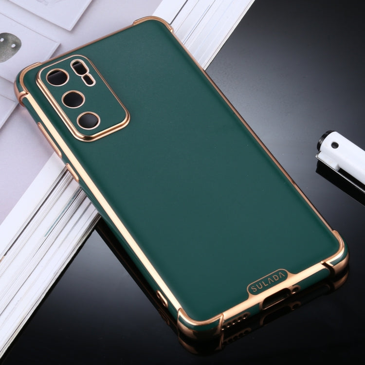 For Huawei P40 Pro SULADA Colorful Shield Series TPU + Plating Edge Protective Case