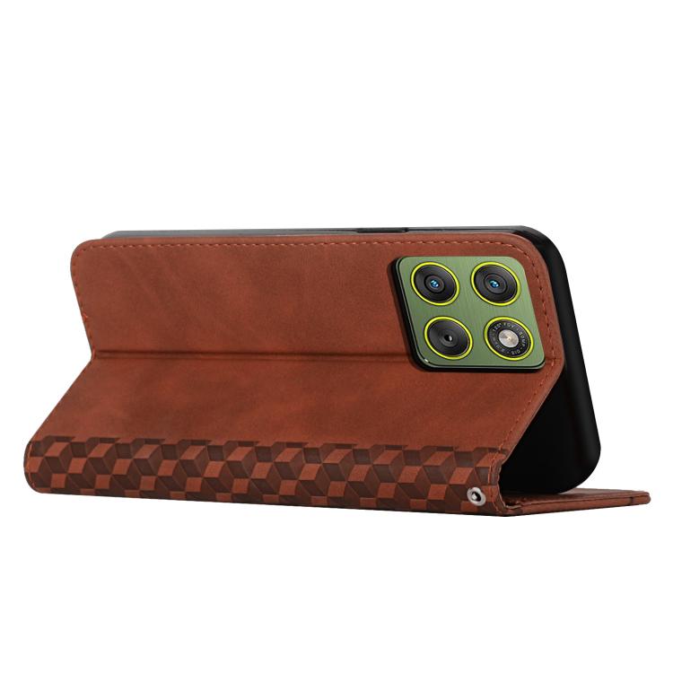 For Motorola Edge 70 5G Diamond Splicing Skin Feel Magnetic Leather Phone Case
