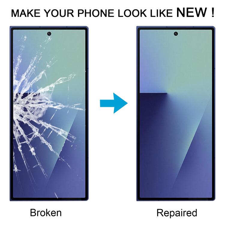 For Galaxy Z Fold7 SM-F966B LCD Secondary Screen Outer Glass Lens with OCA Optically Clear Adhesive