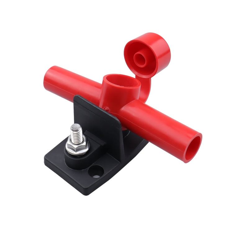 CP-4295 Dual Power M8 Binding Post Cable Connector(Black Red)