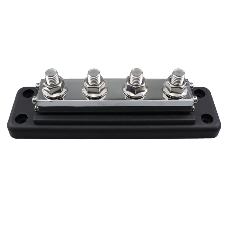 RV 600A High Current Busbar 4-way Straight M10 Wiring Studs