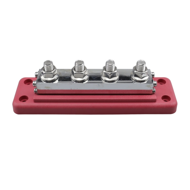 RV 600A High Current Busbar 4-way Straight M10 Wiring Studs