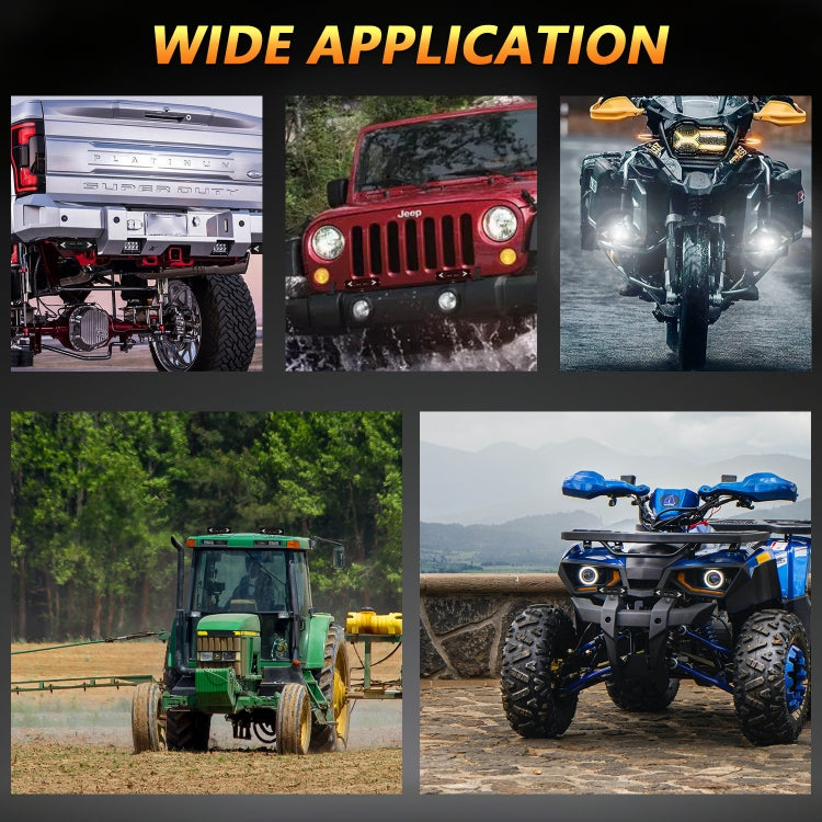 S17 6 inch Arrow Binocular Spotlight(Black)