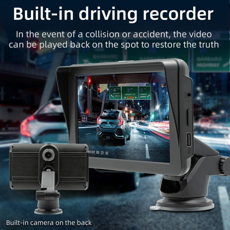 B5570 SunShade Style Car MP5 Player 7 inch Wireless CarPlay, Support Mobile Phone Interconnection