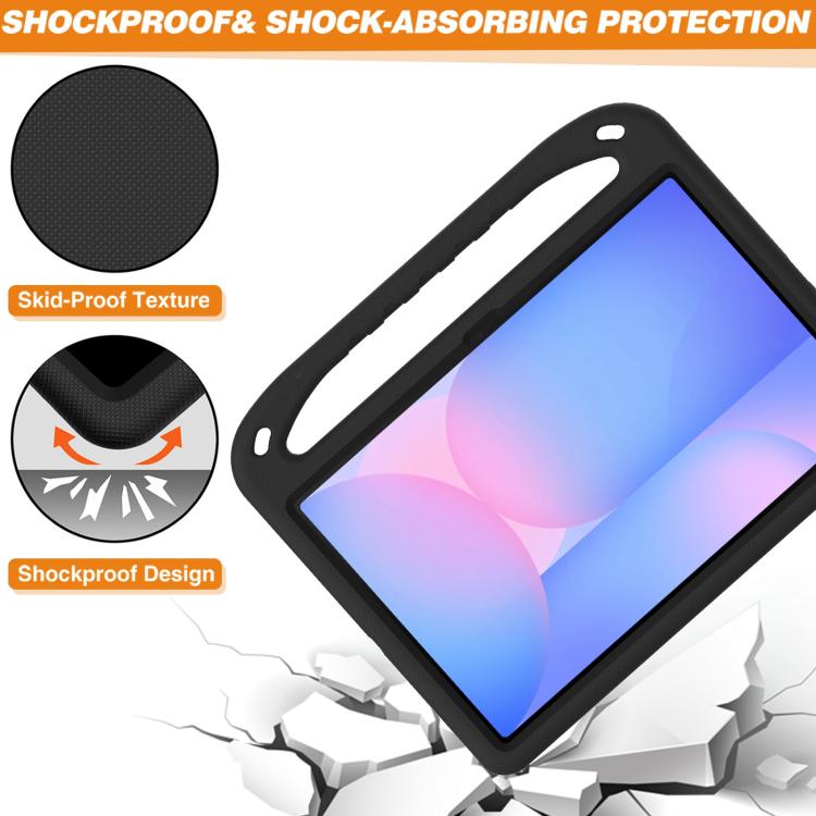 For Samsung Galaxy Tab S10 FE+ Handle EVA Shockproof Tablet Case with Holder