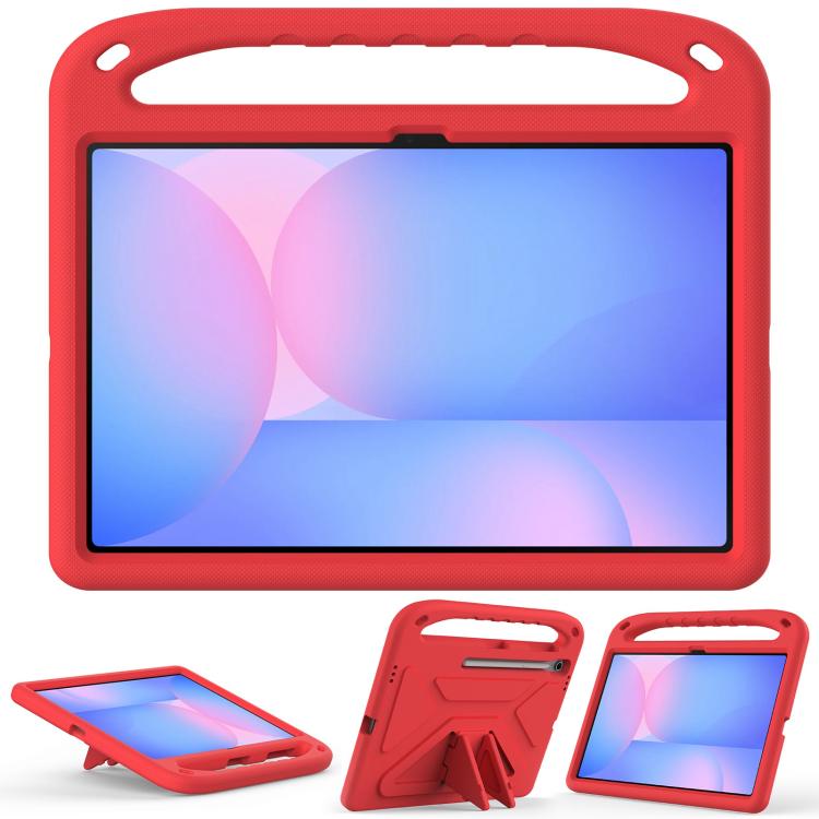For Samsung Galaxy Tab S10 FE+ Handle EVA Shockproof Tablet Case with Holder