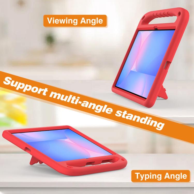 For Samsung Galaxy Tab S10 FE+ Handle EVA Shockproof Tablet Case with Holder