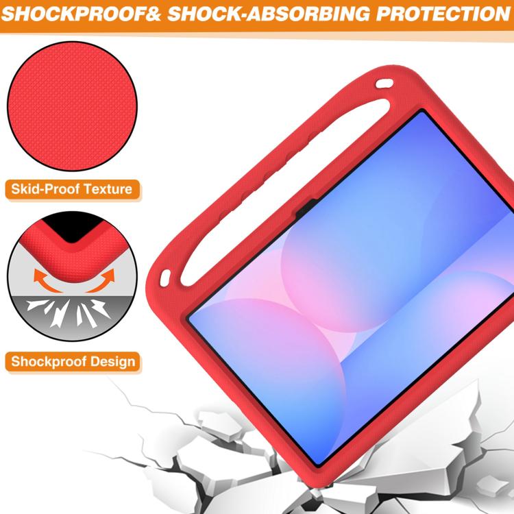 For Samsung Galaxy Tab S10 FE+ Handle EVA Shockproof Tablet Case with Holder