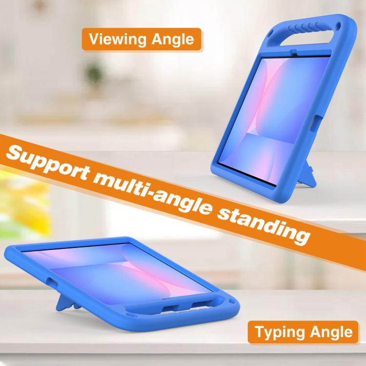 For Samsung Galaxy Tab S10 FE+ Handle EVA Shockproof Tablet Case with Holder