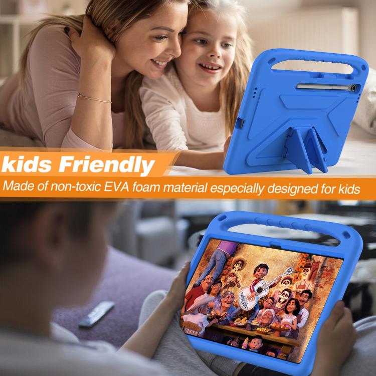 For Samsung Galaxy Tab S10 FE+ Handle EVA Shockproof Tablet Case with Holder