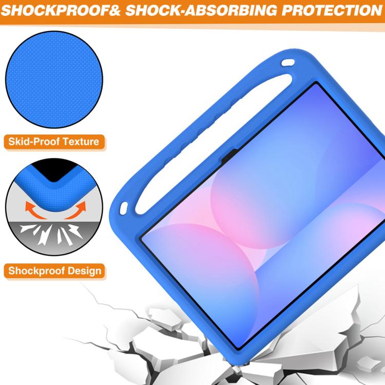 For Samsung Galaxy Tab S10 FE+ Handle EVA Shockproof Tablet Case with Holder