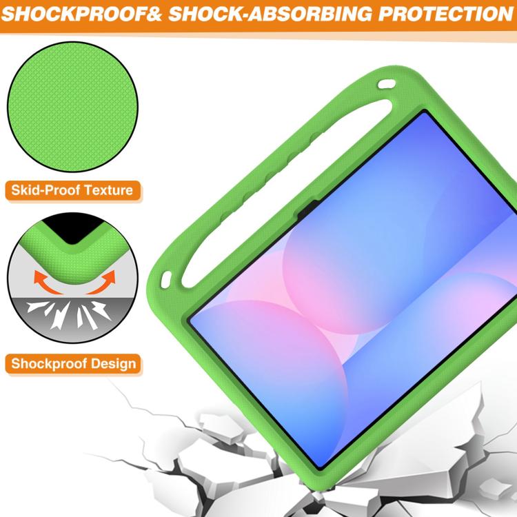 For Samsung Galaxy Tab S10 FE+ Handle EVA Shockproof Tablet Case with Holder