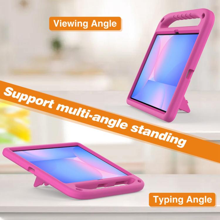 For Samsung Galaxy Tab S10 FE+ Handle EVA Shockproof Tablet Case with Holder
