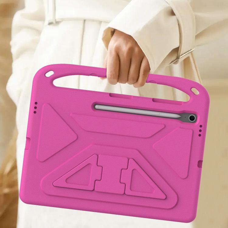 For Samsung Galaxy Tab S10 FE+ Handle EVA Shockproof Tablet Case with Holder
