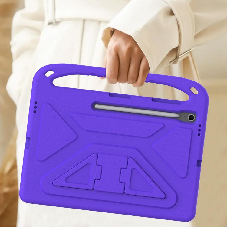 For Samsung Galaxy Tab S10 FE+ Handle EVA Shockproof Tablet Case with Holder
