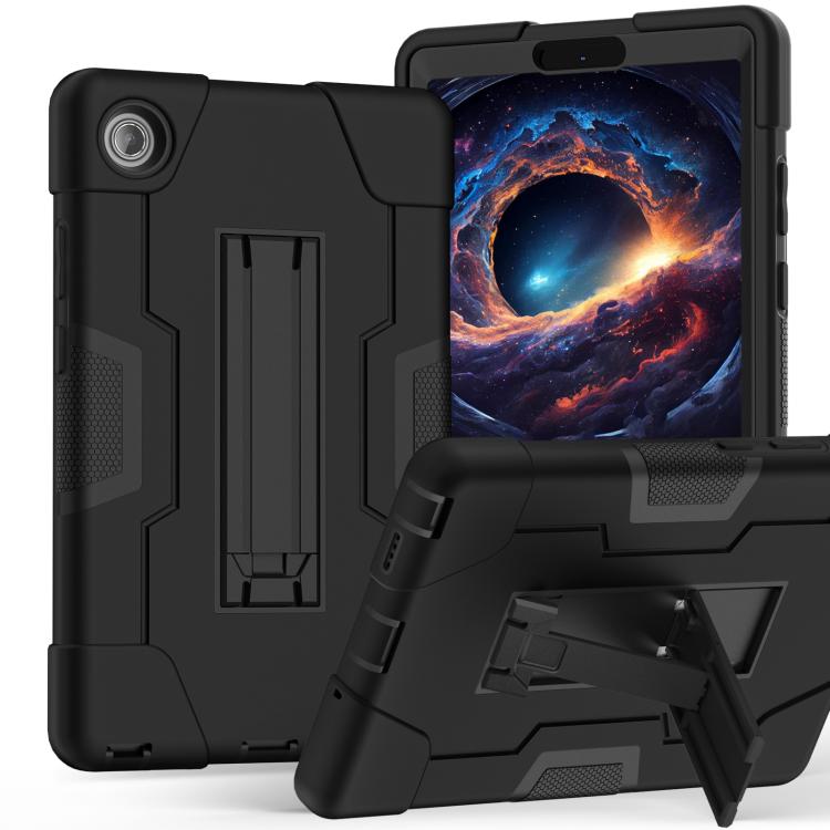 For Lenovo Tab K9 / Tab One Contrast Color Silicone PC Tablet Case with Holder