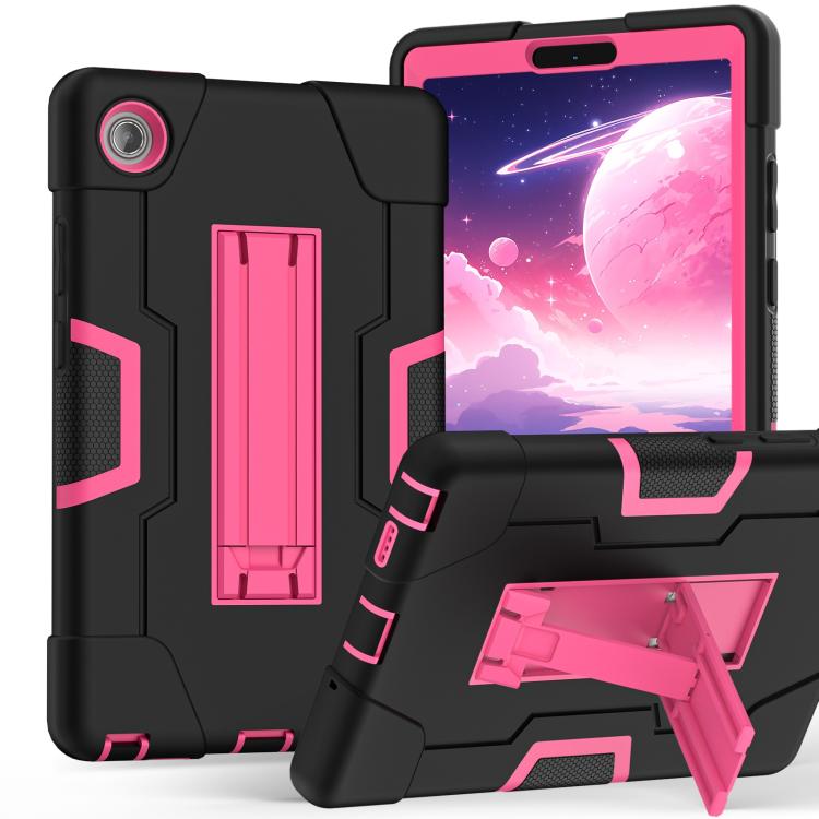 For Lenovo Tab K9 / Tab One Contrast Color Silicone PC Tablet Case with Holder